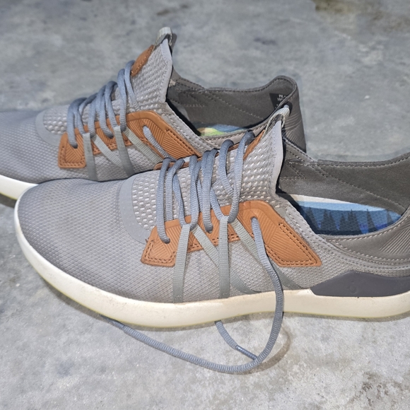 olakai Other - Stylish Gray and Brown Men's Sneakers